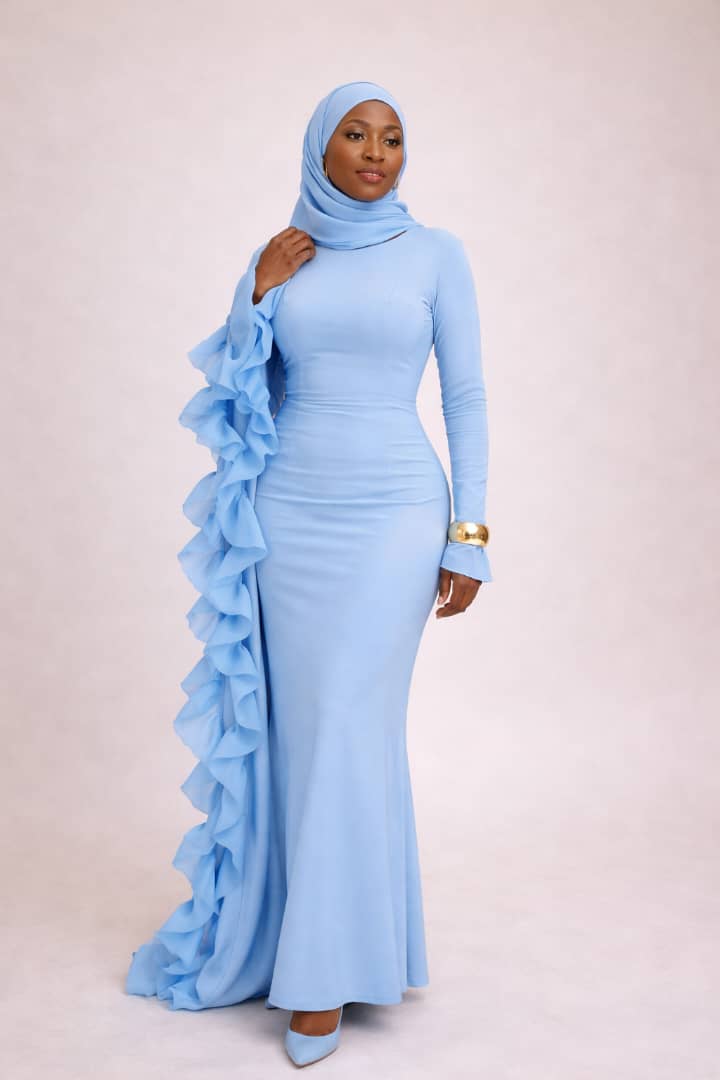 Ruqayyah Elegant Column Gown