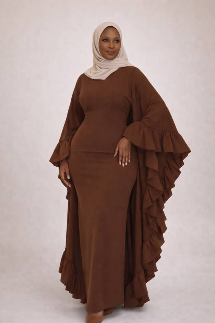 Iman Elegant Column Gown