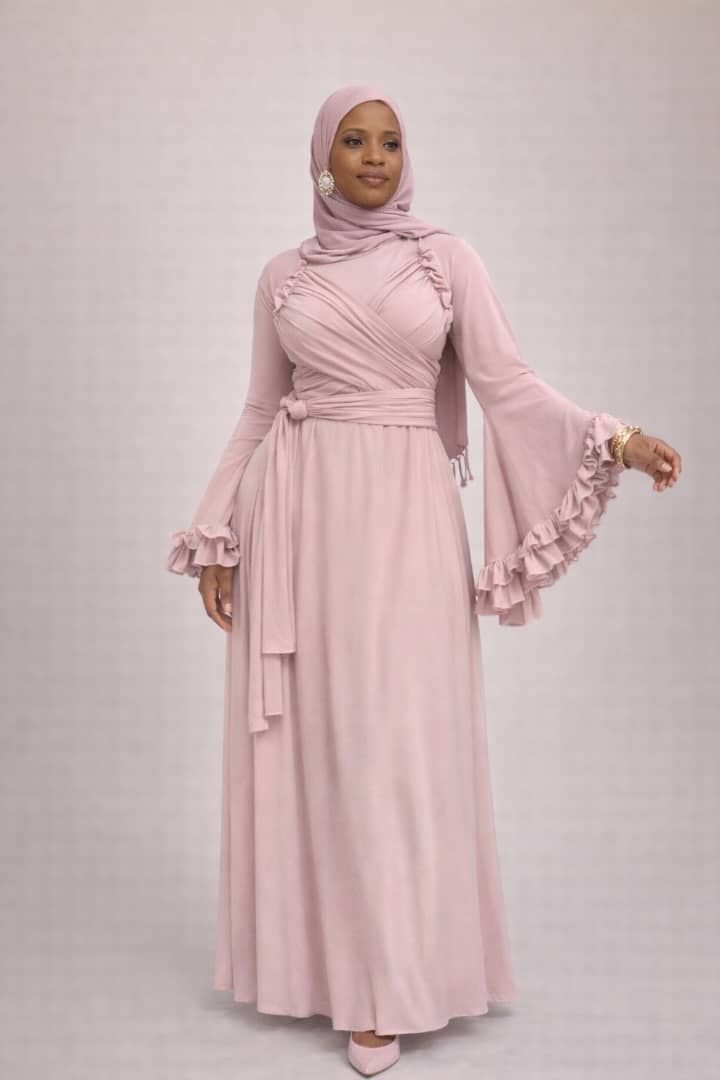 Fatimah Elegant Column Gown