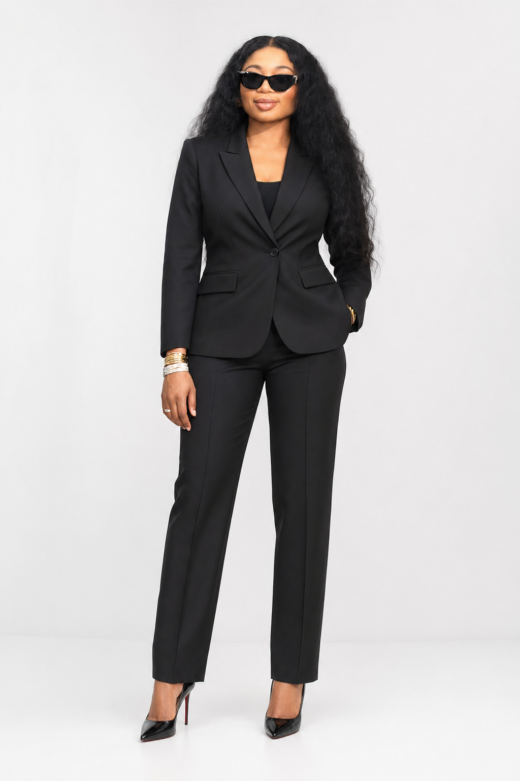Classic Structured Blazer & Trouser Suit